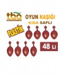 OYUN KAŞIĞI PLASTİK  40 LI